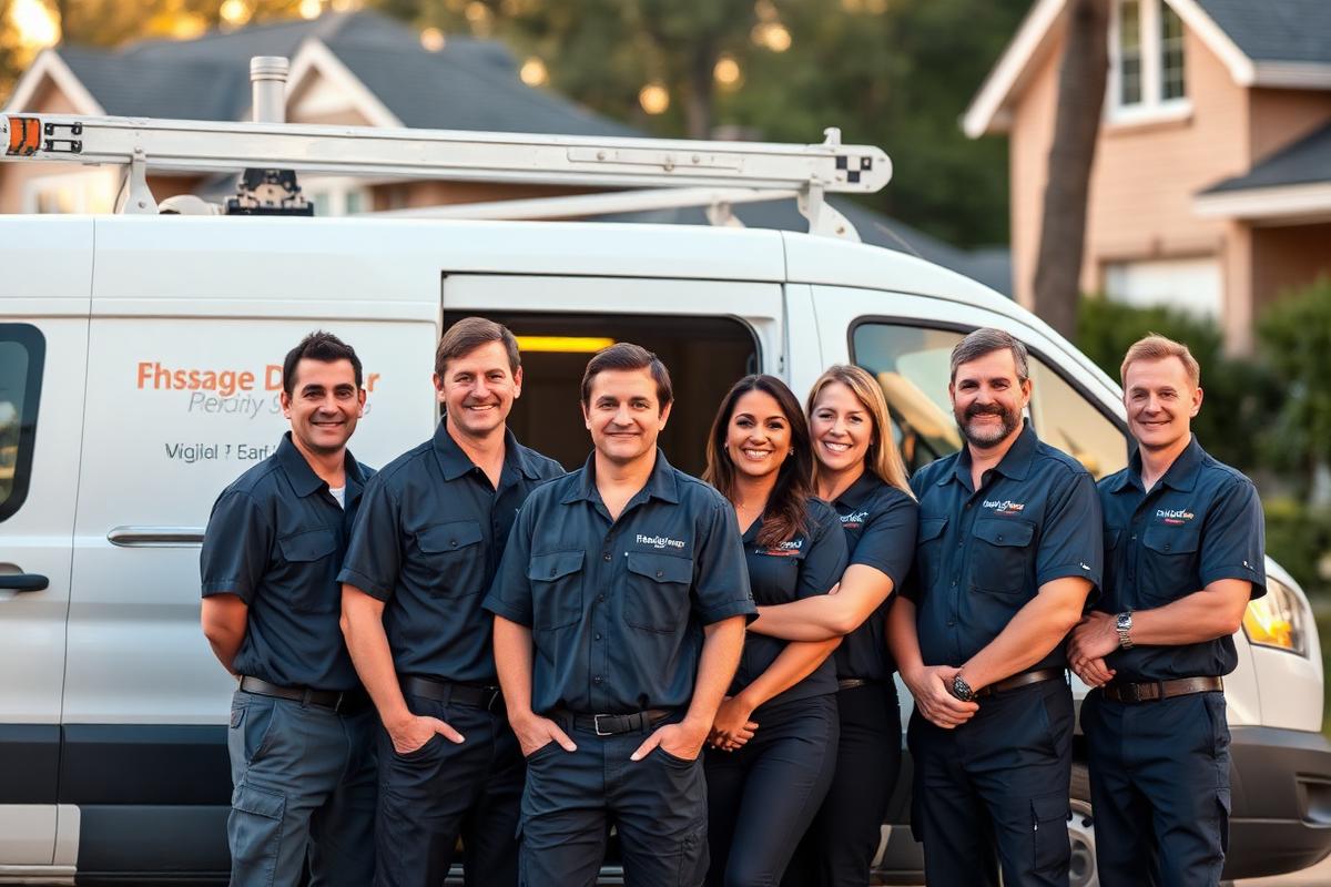 Our professional garage door team in La Habra